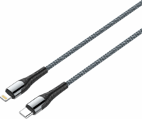 ColorWay CW-CBPDCL036-GR USB Type-C apa - Lightning apa Adat és töltő kábel - Szürke (2m)