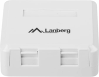 Lanberg OK1-0002-W Falon kívüli aljzat 2db keystone modulhoz