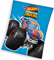 Hot Wheels: Monster Trucks korall takaró (130 x 170 cm)