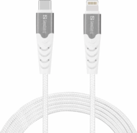 Sandberg USB-C apa - USB-C/Lightning apa 3.1 Adat és töltő kábel - Fehér (2m)