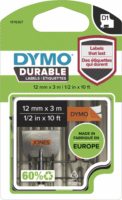 Dymo 1978367 D1 Feliratozógép szalag 12mm / 3m - Narancssárga alapon fekete