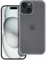 Clear 2mm Apple iPhone 15 Plus Tok - Átlátszó/Csillámos