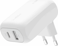 Belkin BoostCharge USB Type-C / USB Type-A Hálózati töltő - Fehér (42W)