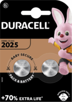 Duracell 141761 CR 2025 Lítium Gombelem (2db/csomag)