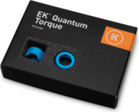 EKWB EK-Quantum Torque HDC Kompressziós zárógyűrű - 12 mm - Kék (6db / csomag)