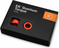 EKWB EK-Quantum Torque HDC Kompressziós zárógyűrű - 12 mm - Piros (6db / csomag)