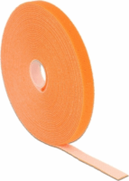 Delock 18744 Tépőzáras kábel kötegelő 10m - Narancssárga