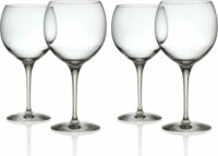 Alessi Mami-XL 650ml Vörösboros Kristályüveg Pohár Szett 4 Darabos