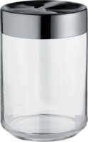 Alessi LC09 Julieta Konyhai üveg tárolóedény 1000ml - Ezüst