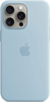 Apple iPhone 15 Pro Max MagSafe-rögzítésű szilikontok - Világoskék