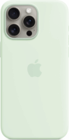 Apple iPhone 15 Pro Max MagSafe-rögzítésű szilikontok - Zöld