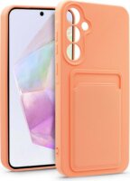 Haffner Card Case Samsung Galaxy A35 5G Tok - Rózsaszín