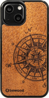 Bewood Traveler Wooden Apple iPhone 13 Mini Tok - Fekete/Barna