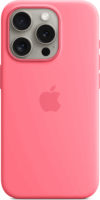 Apple iPhone 15 Pro MagSafe-rögzítésű szilikontok - Rózsaszín