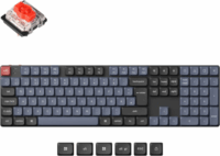 Keychron K5 Pro (Mechanical Red) Wireless/Vezetékes Mechanikus Gaming Billentyűzet - Német