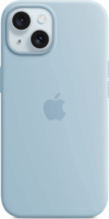 Apple iPhone 15 MagSafe-rögzítésű szilikontok - Világoskék