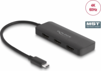 Delock 88040 USB-C HDMI Splitter (1 PC - 3 Kijelző)