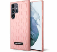 Karl Lagerfeld Samsung Galaxy S23 Ultra Hátlapvédő Tok - Rózsaszín