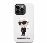 Karl Lagerfeld Apple iPhone 14 Pro Max Hátlapvédő Tok - Fehér