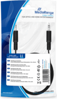 MediaRange MRCS189 3.5mm Jack apa - 3.5mm Jack apa Kábel (1.5m)