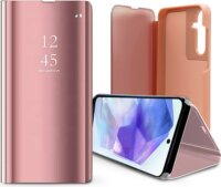 Haffner Samsung Galaxy A55 Flip Tok - Rózsaszín