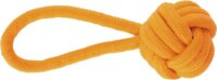 DINGO Labda kötéllel kutyajáték - 6 x 22 cm (Narancssárga)