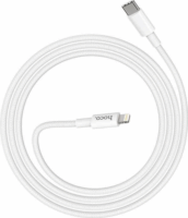 HOCO X56 USB Type-C apa - Lightning apa Töltőkábel - Fehér (1m)