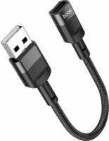 HOCO U107 USB Type-A apa - USB Type-C anya 3.2 Adat és töltő kábel - Fekete (0.1m)