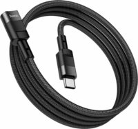 HOCO U107 USB Type-C apa - USB Type-C anya Hosszabbító kábel - Fekete (1.2m)