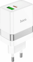 HOCO N21 USB Type-A / USB Type-C Hálózati töltő - Fehér (30W)