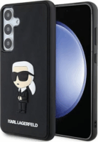 Karl Lagerfeld 3D Rubber Ikonik Samsung Galaxy S24+ Tok - Fekete