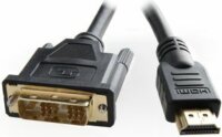 Gembird HDMI / DVI apa-apa kábel aranyozott csatlakozóval, 7.5m, bulk