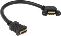 DeLOCK HDMI F - HDMI F Adapterkábel (110°) 0.25m Fekete