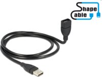 Delock USB 2.0 A male > A female ShapeCable 1 m
