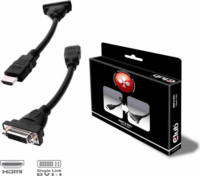 Club3D HDMI - DVI-I Single Link Passzív Adapter Fekete