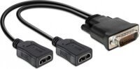 Delock DMS-59 apa > 2 x HDMI anya adapter, 20 cm