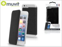 Apple iPhone 6 Plus hátlap - Muvit Crystal Folio - fekete
