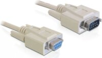 Delock Cable RS-232 serial Sub-D9 male / female 1 m