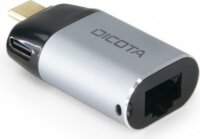 Dicota D32048 USB-C apa - RJ45(Ethernet)/USB-C anya Adapter