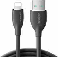 JoyRoom SA29-AL3 USB-A apa - Lightning apa 2.0 Adat és töltőkábel - Fekete (1.2m)