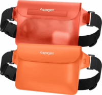 Spigen Aqua Shield Univerzális Vízálló Táska - Narancssárga (2db / csomag)