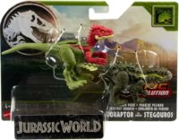 Mattel Jurassic World Danger Pack : Eoraptor vs. Stegouros figurák