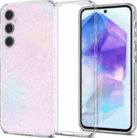 Spigen Liquid Crystal Glitter Samsung Galaxy A55 5G Tok - Rózsaszín