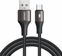 JoyRoom SA25-AM3 USB-A apa - Micro USB apa 2.0 Adat és töltőkábel - Fekete (2m)