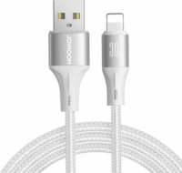 JoyRoom SA25-AL3 USB-A apa - Lightning apa 2.0 Adat és töltőkábel - Fehér (2m)