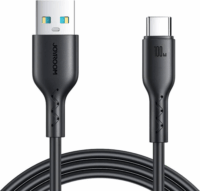 JoyRoom SA26-AC36 USB-A apa - USB-C apa 2.0 Adat és töltőkábel - Fekete (1m)