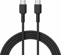 Aukey CB-CD45 USB Type-C apa - USB Type-C apa Töltőkábel - Fekete (0.9m)