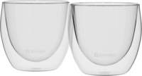 Zokura Z1378 80ml Dupla Falú Üveg Pohár Szett 2 Darabos