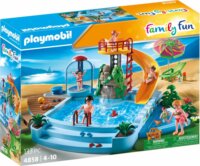 Playmobil Family Fun : 4858 - Kültéri úszómedence csúszdával