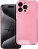 Clear 2mm Apple iPhone 15 Pro Max Tok - Rózsaszín/Csillámos